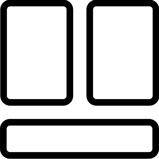 Layout design blocks option icon