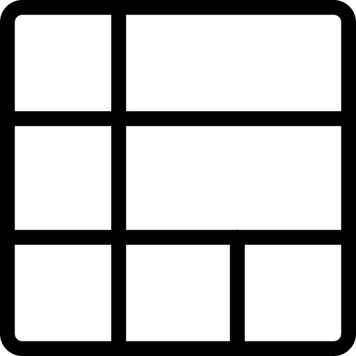 Pattern interface grid blocks icon