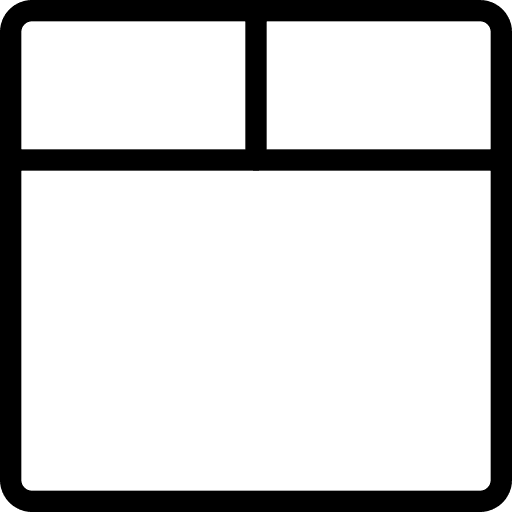 Sections design blocks grid icon