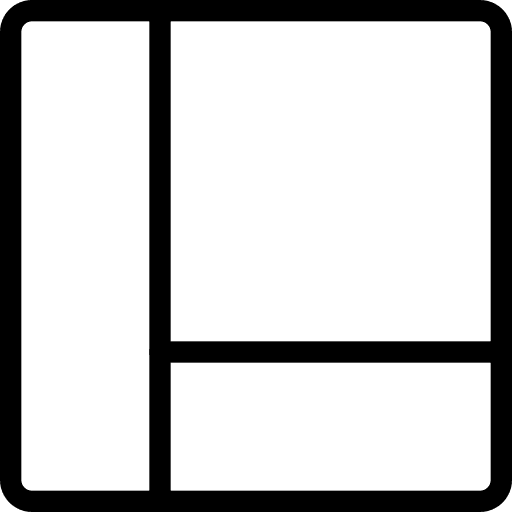 Left bars design layout pattern icon