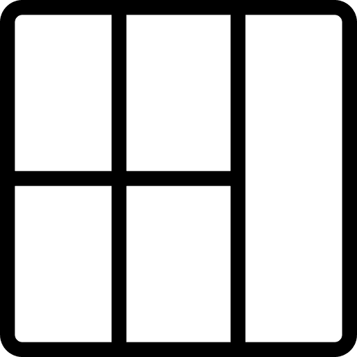 Interface grid design ui icon