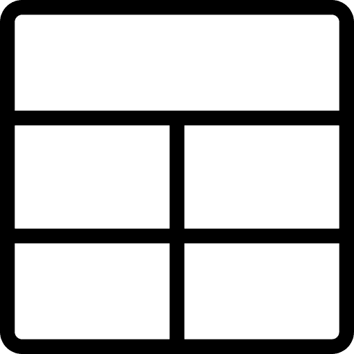 Sections option blocks design icon