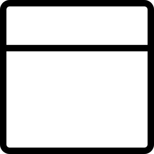 Two parts pattern layout design icon