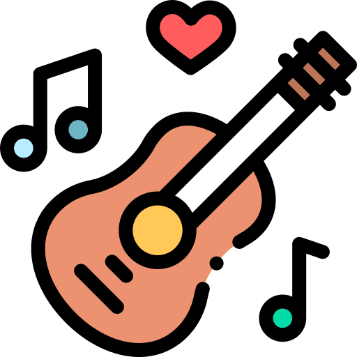 Guitar orchestra guitar acoustic guitar icon