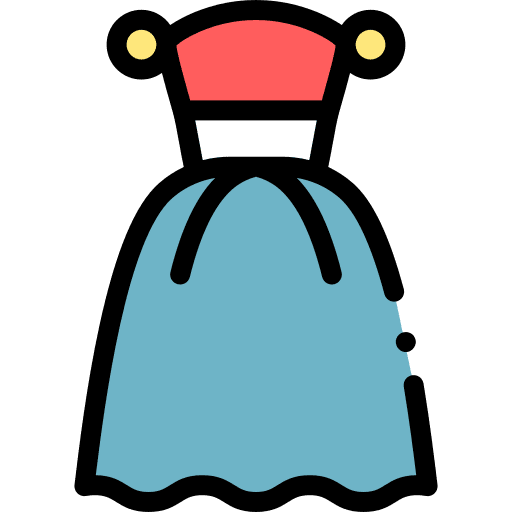 Dress elegant clothing dress icon