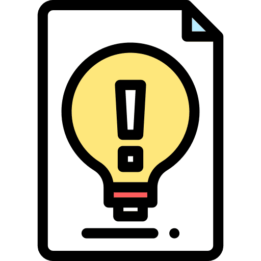 Light bulb files and folders light bulb file icon