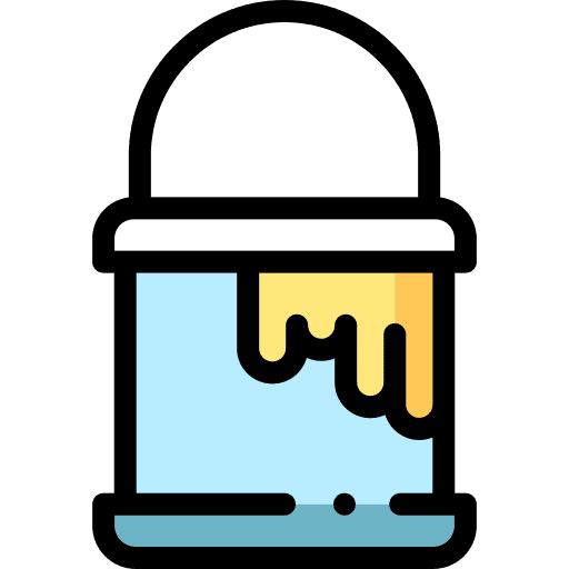 Bucket home repair art and design construction and tools icon