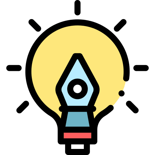Creative edit tools vector light bulb icon