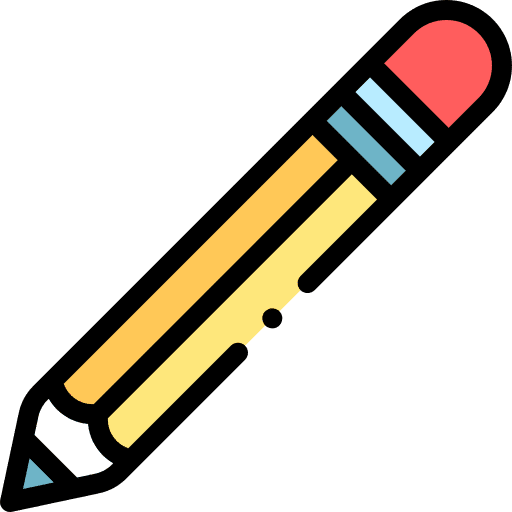 Pencil draw ui education icon