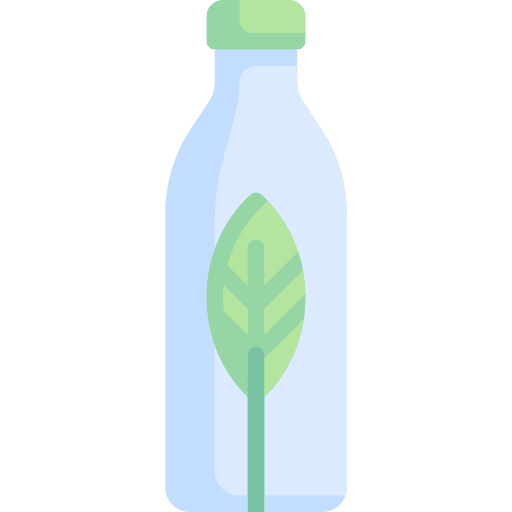 Bpa free ecology and environment container leaf icon