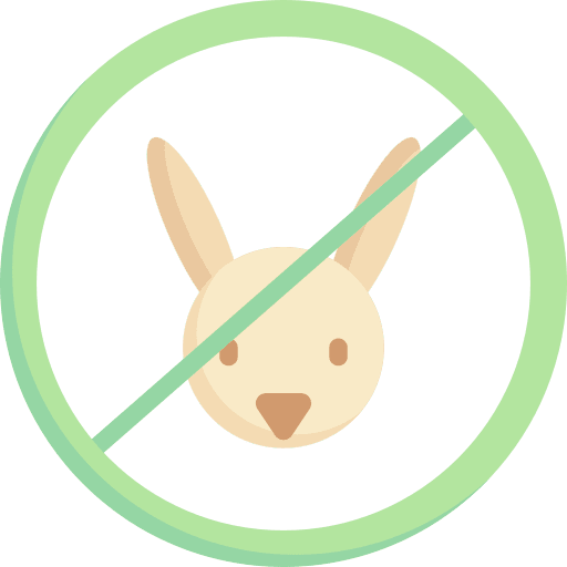 Cruelty free animal cruelty vegan forbidden icon