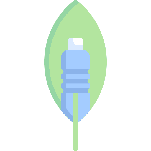 Bpa free eco friendly bottle ecology and environment icon