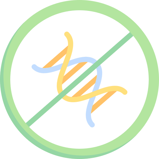 No gmo signaling genetics dna icon