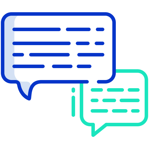Chat message conversation communications icon