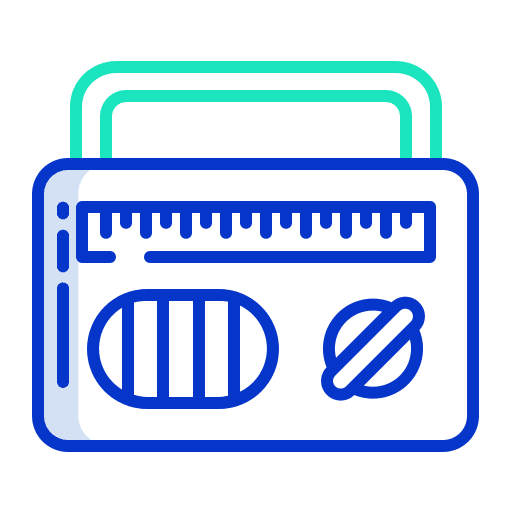 Radio radio antenna news transistor icon