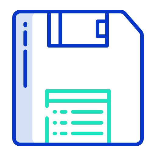 Save file diskette flash disk ui icon