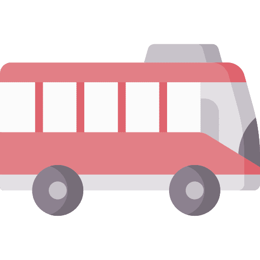 Bus vehicle public transport bus icon