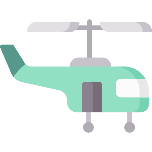 Helicopter transportation helicopter fly icon
