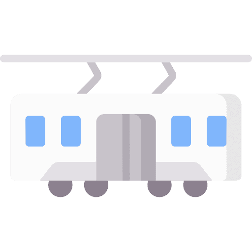 Tramcar tramcar transportation tram icon