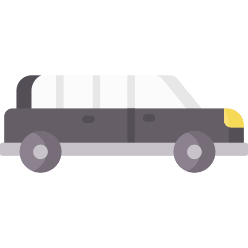 Limousine luxury limousine transportation icon