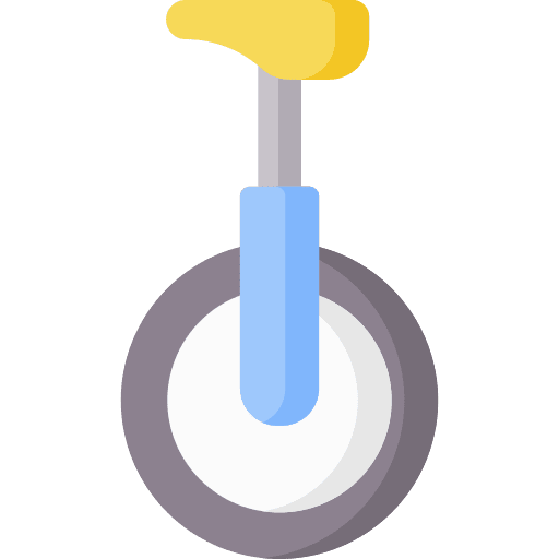 Monocycle unicycle monocycle circus icon
