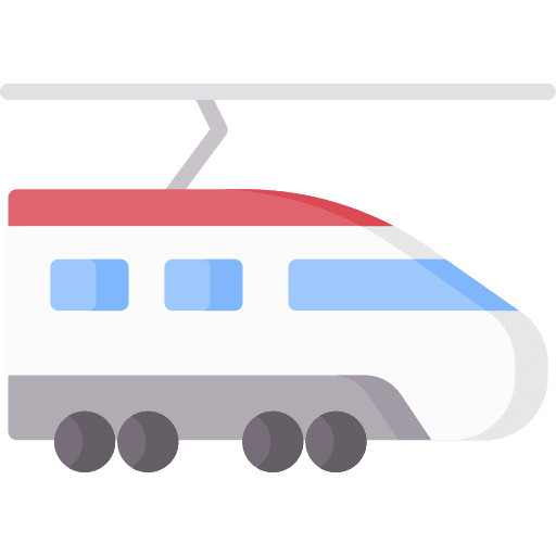 Train mrt underground rails icon
