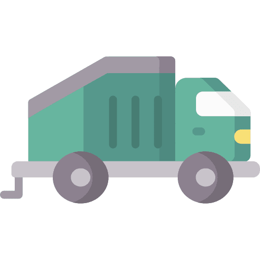 Truck transportation car van icon
