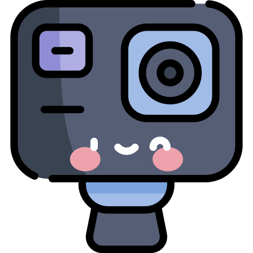 Action camera devices electronics adventure icon