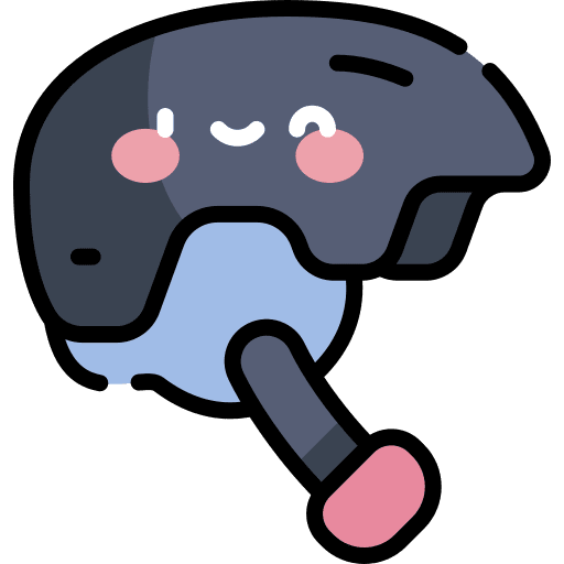 Helmet snowboard sports and competition helmet icon