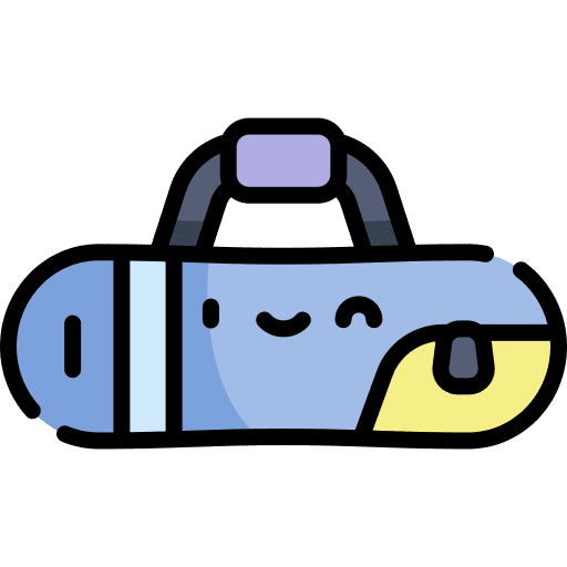 Bag sports and competition mountain sports bag icon