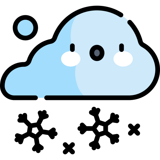 Snow climate cold meteorology icon