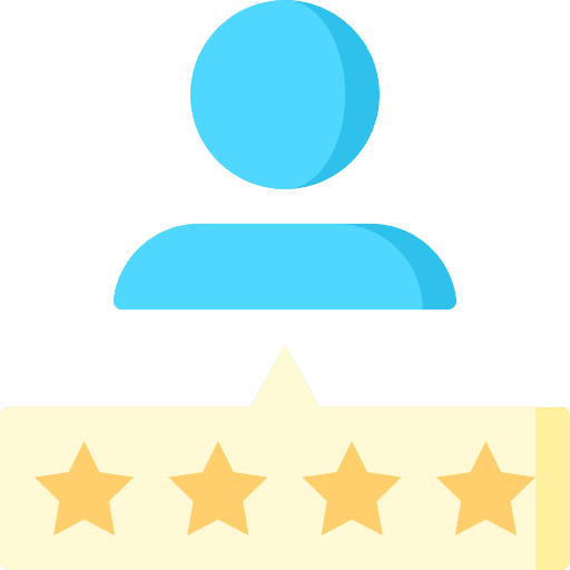 Customer review experience rating customer satisfaction icon