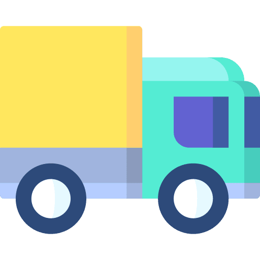 Delivery truck trucking deliver transport icon