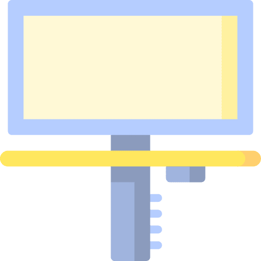 Billboard advertisement banner ads icon