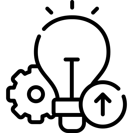 Innovation evolve light bulb innovation icon