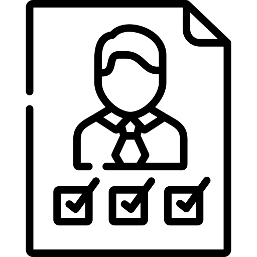 Requirements employment competence professions and jobs icon