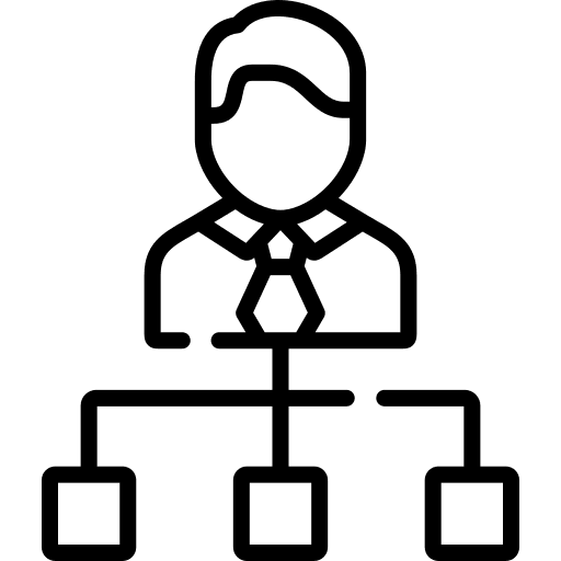 Hierarchy hierarchy supervise business icon