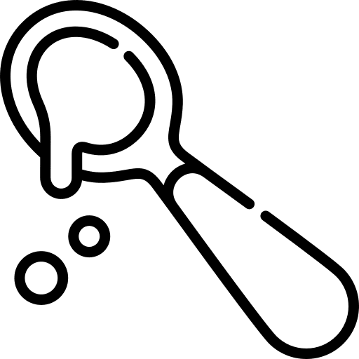 Baby food spoon food and restaurant porridge icon