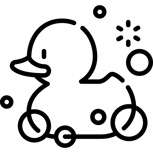 Rubber duck rubber duck childhood kid and baby icon