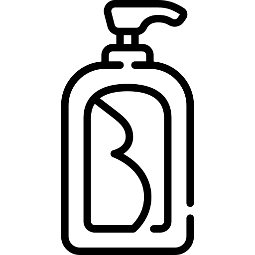 Cream lotion bottle moisturizing icon