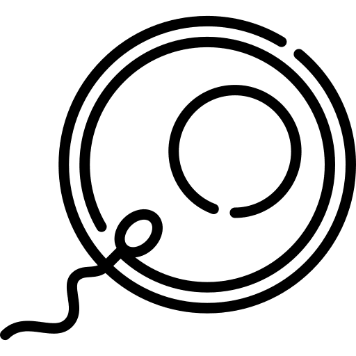 Fertilization healthcare and medical spermatozoon pregnancy icon