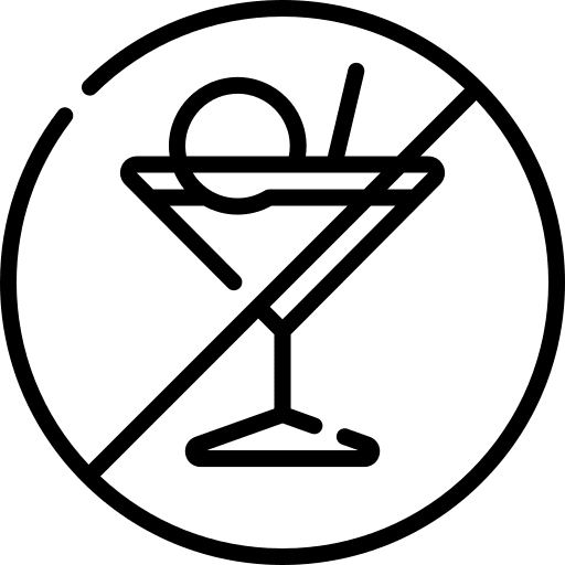 No alcohol food and restaurant no drinks kid and baby icon