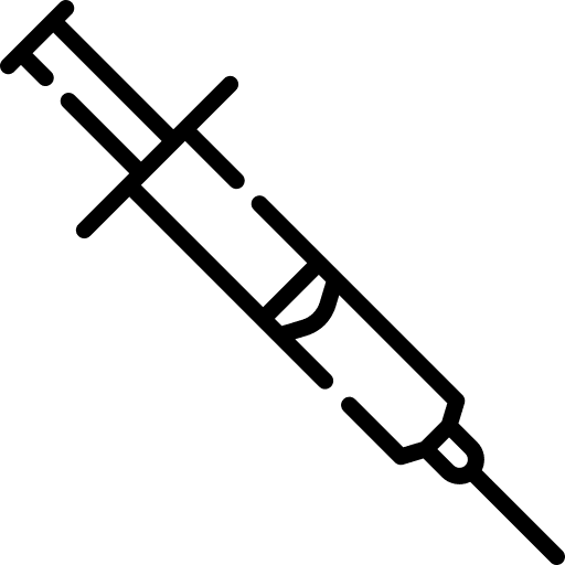 Injection shot healthcare and medical anesthesia icon