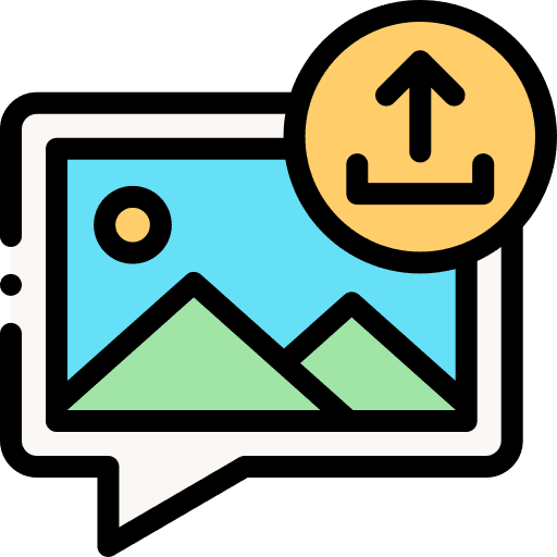 Upload image file upload photography icon