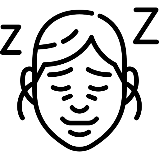 Woman user rest avatar icon