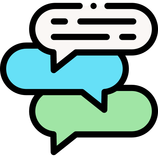 Chatting communications chat chatting icon