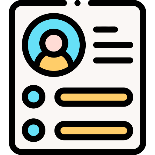 User document files and folders user icon