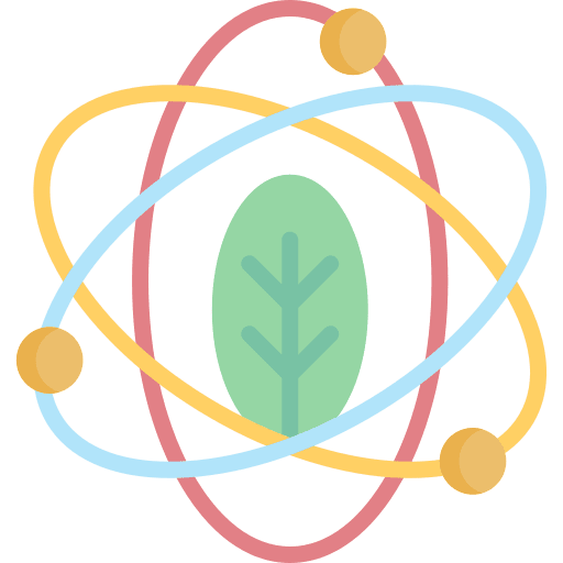 Biology education leaf leaves icon