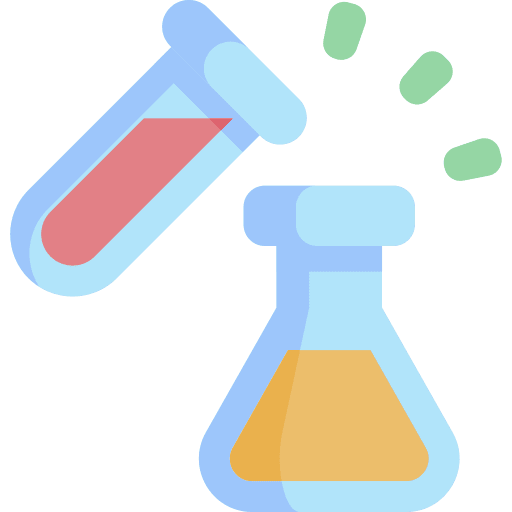 Experiment flask lab experiment icon
