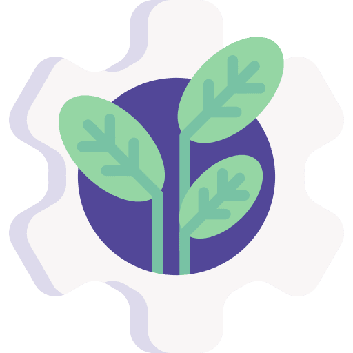 Biomedicine biomedicine plant settings icon